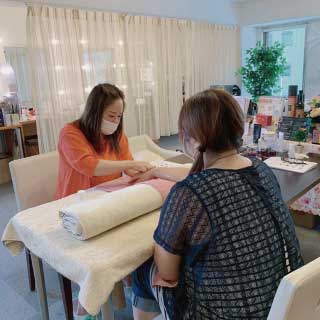 ハンドトリートメント生徒さん