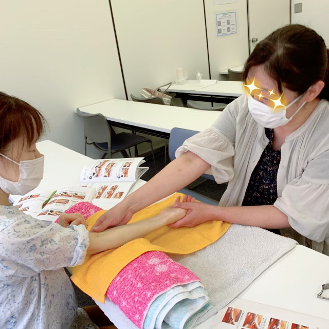 ハンドトリートメント生徒さん